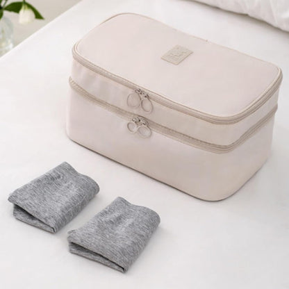 Travel Friendly Undergarment Organizers Sturdy Polyester for Business Trip and Vacations Breathable Delicates Storage Bag with Lockable Zipper for Sports Bras
