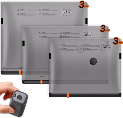 Rechargeable Wireless Pump Vacuum Bags, Portable Storage Bags for Travel and Home, Compression Packing Seal for Clothing, Clothes, Blankets, Luggage, Suitcase (9 Combo Travel Size)