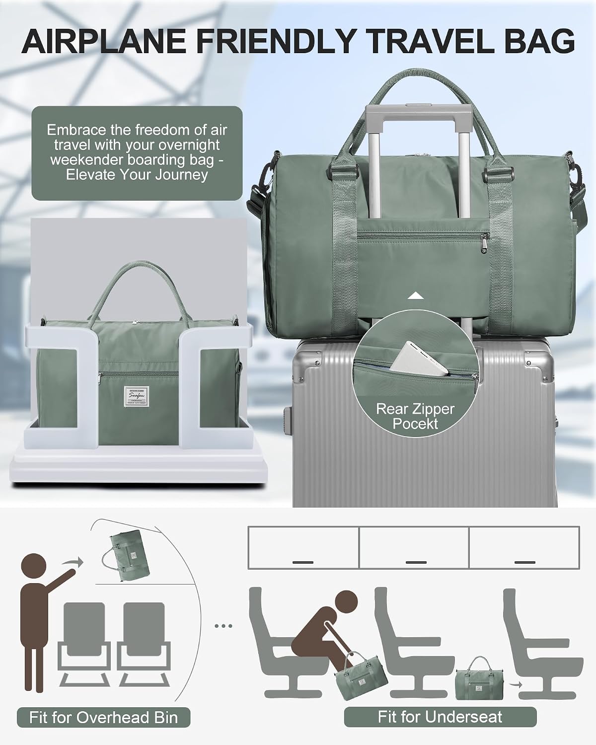 Gym Bag Womens Mens with Shoes Compartment and Wet Pocket Travel Duffel Bags for Women for Plane Sport Gym Tote Bag with Toiletry Bags Waterproof Weekend Overnight Carry on Bag Hospital Holdalls - Colors B