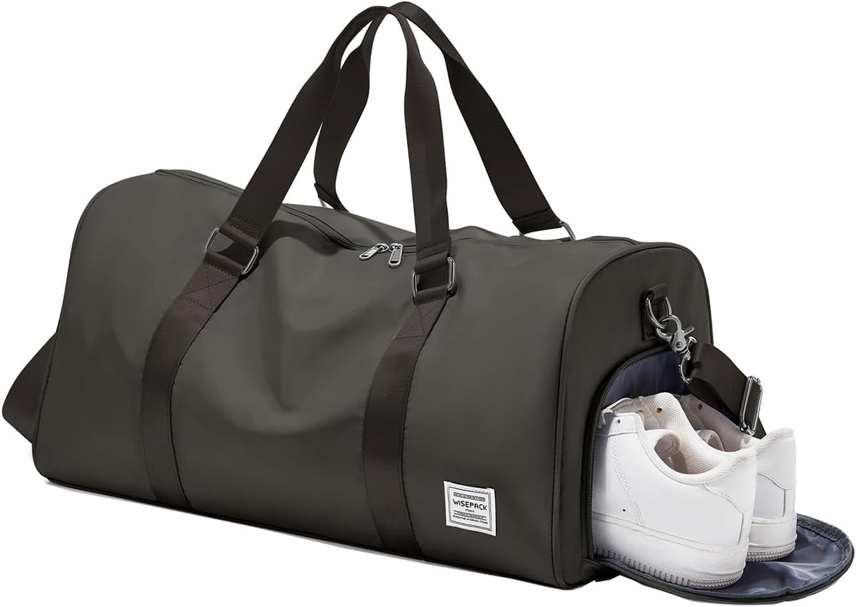 Gym Bag Womens Mens with Shoes Compartment and Wet Pocket Travel Duffel Bags for Women for Plane Sport Gym Tote Bag with Toiletry Bags Waterproof Weekend Overnight Carry on Bag Hospital Holdalls - Colors B