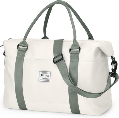 Gym Bag Womens Mens with Shoes Compartment and Wet Pocket Travel Duffel Bags for Women for Plane Sport Gym Tote Bag with Toiletry Bags Waterproof Weekend Overnight Carry on Bag Hospital Holdalls - Colors B
