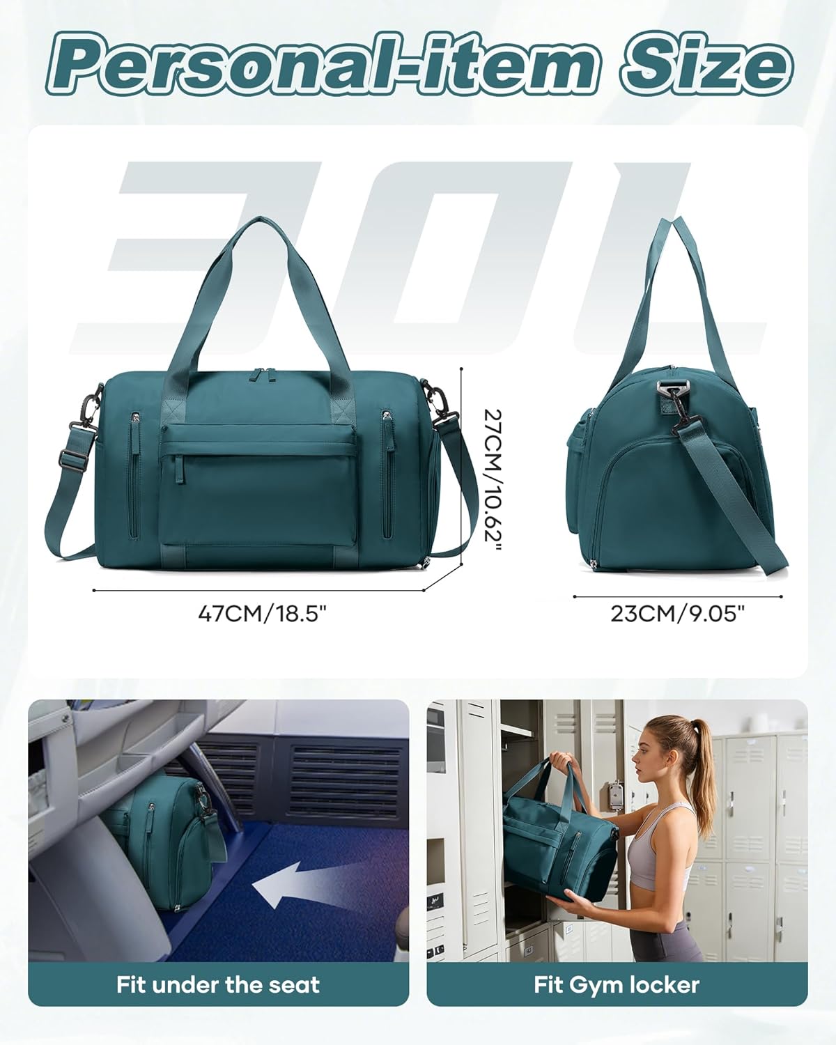 Gym Bag Womens Mens with Shoes Compartment and Wet Pocket Travel Duffel Bags for Women for Plane Sport Gym Tote Bag with Toiletry Bags Waterproof Weekend Overnight Carry on Bag Hospital Holdalls - Colors B