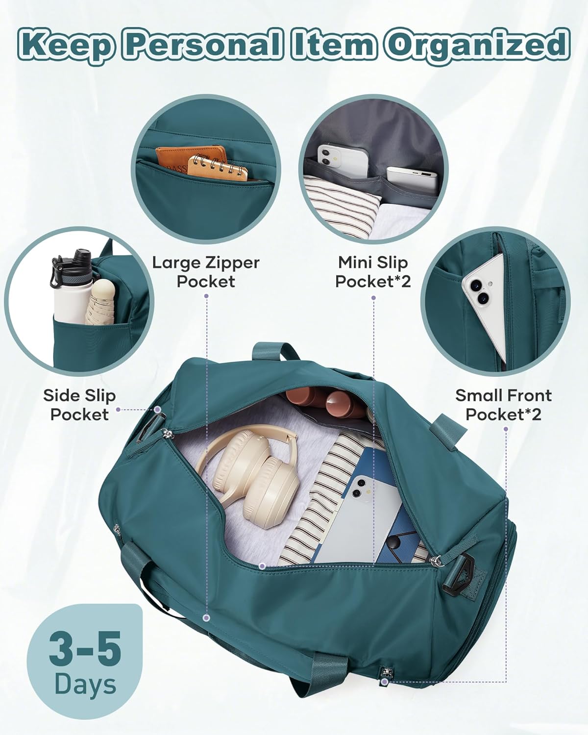 Gym Bag Womens Mens with Shoes Compartment and Wet Pocket Travel Duffel Bags for Women for Plane Sport Gym Tote Bag with Toiletry Bags Waterproof Weekend Overnight Carry on Bag Hospital Holdalls - Colors B