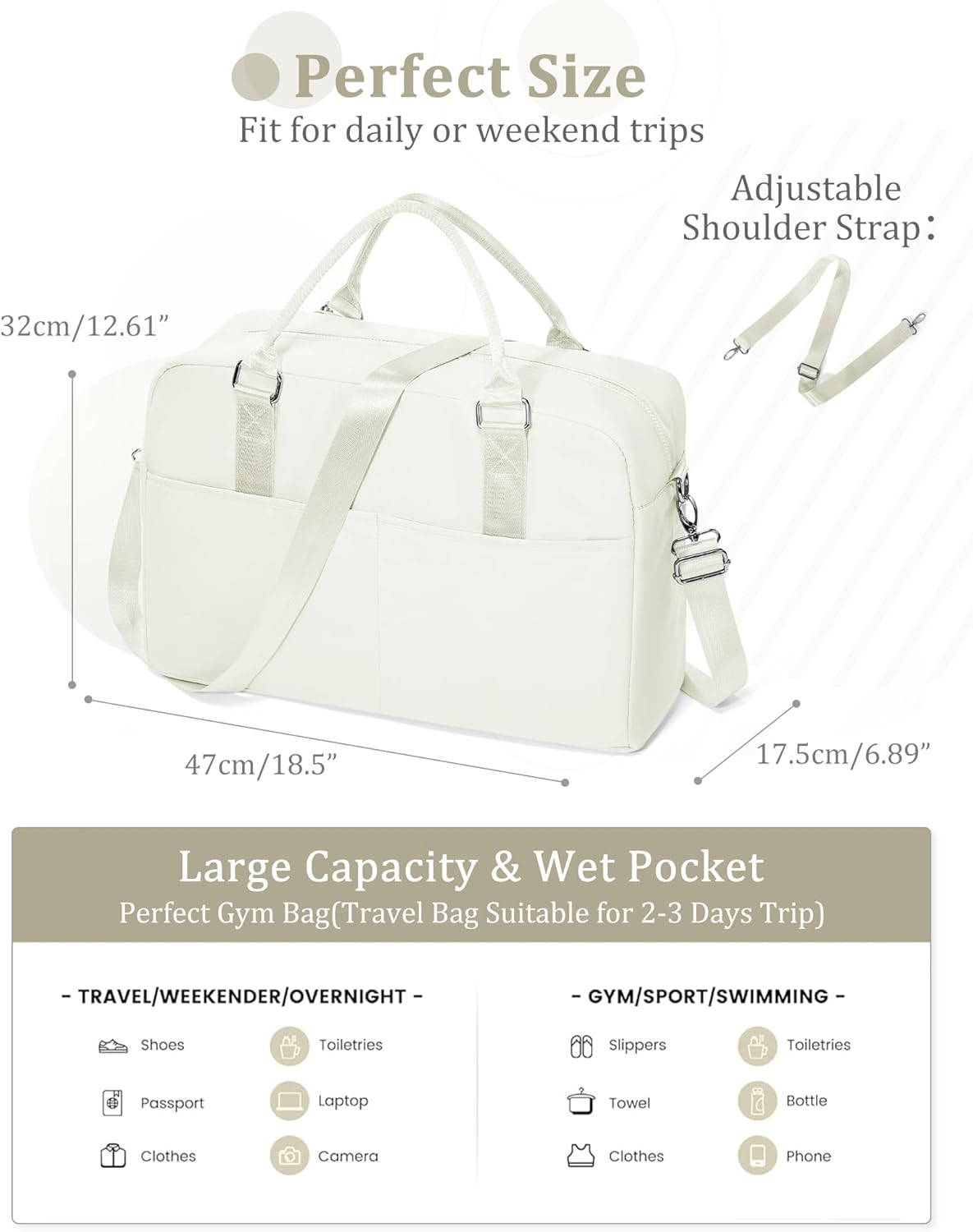 Gym Bag Womens Mens with Shoes Compartment and Wet Pocket Travel Duffel Bags for Women for Plane Sport Gym Tote Bag with Toiletry Bags Waterproof Weekend Overnight Carry on Bag Hospital Holdalls - Colors B