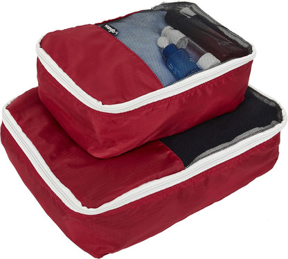 Miami Luggage and Packing Cubes Set, Black