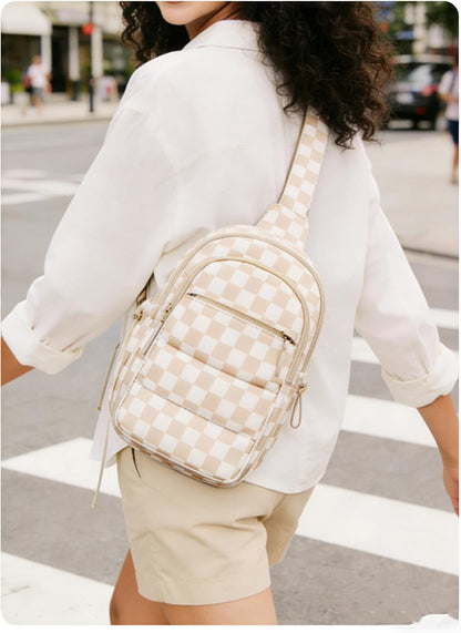 Small Sling Bag for Women, Puffer Crossbody Bag Purses Hobo Handbag Fanny Packs for Travel Hiking