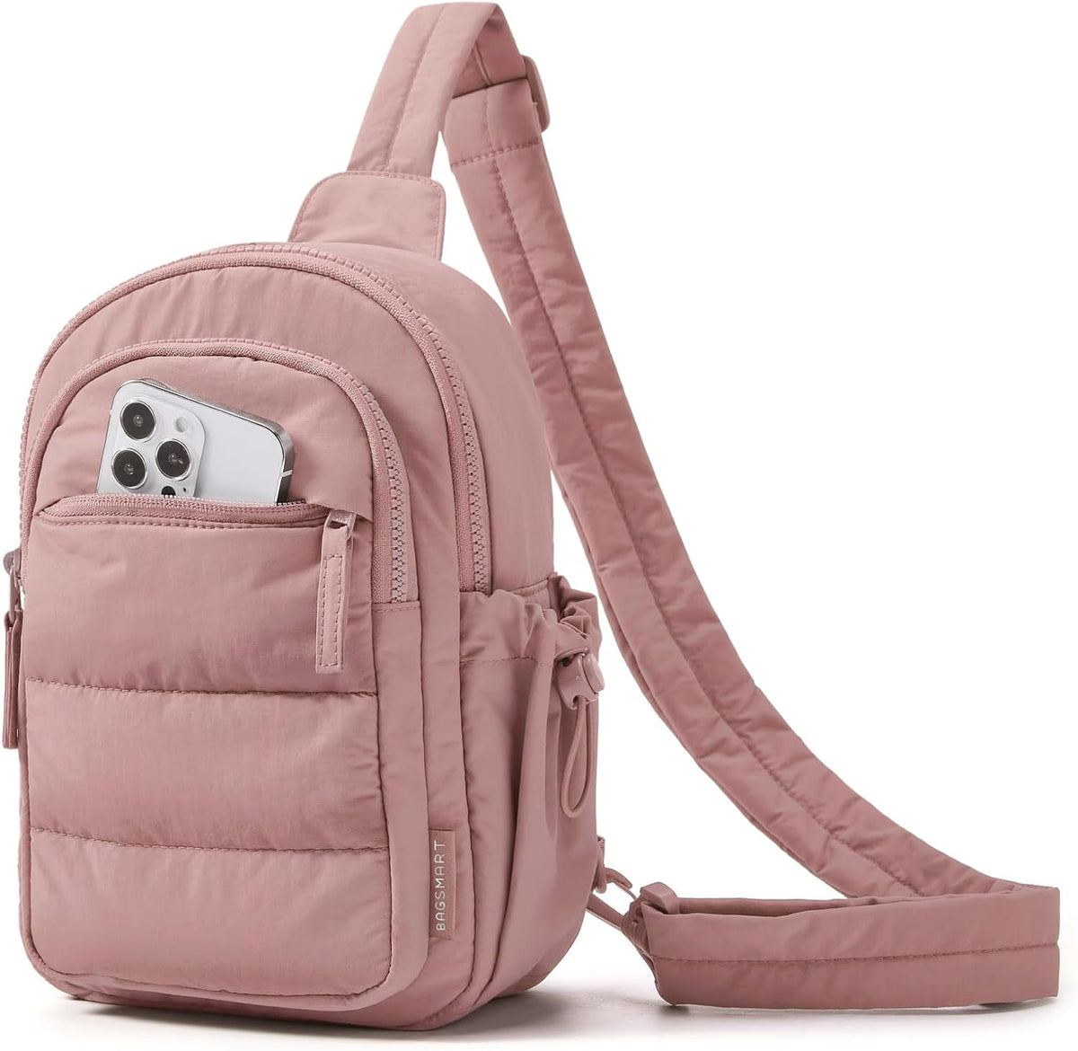 Small Sling Bag for Women, Puffer Crossbody Bag Purses Hobo Handbag Fanny Packs for Travel Hiking
