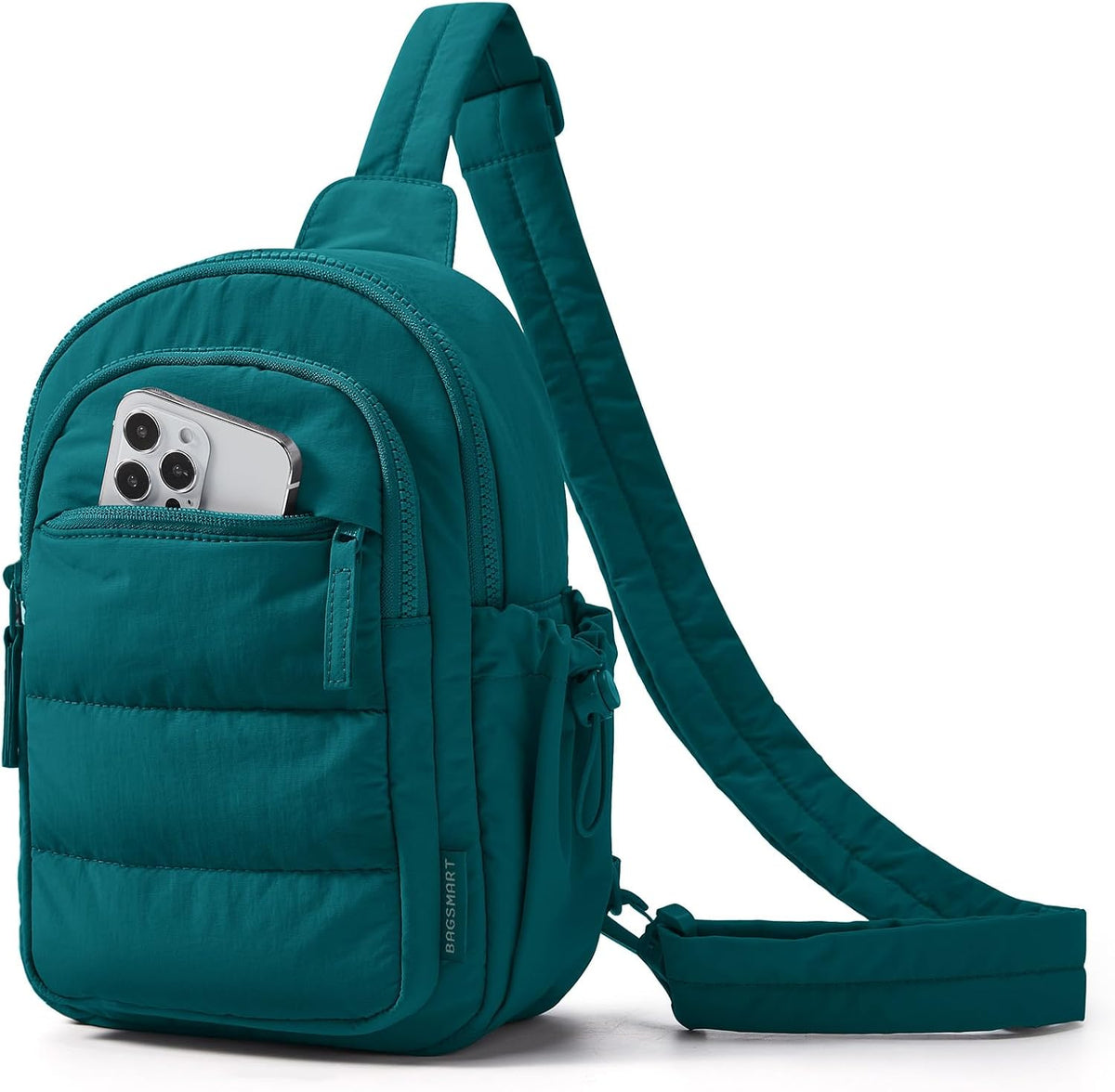Small Sling Bag for Women, Puffer Crossbody Bag Purses Hobo Handbag Fanny Packs for Travel Hiking