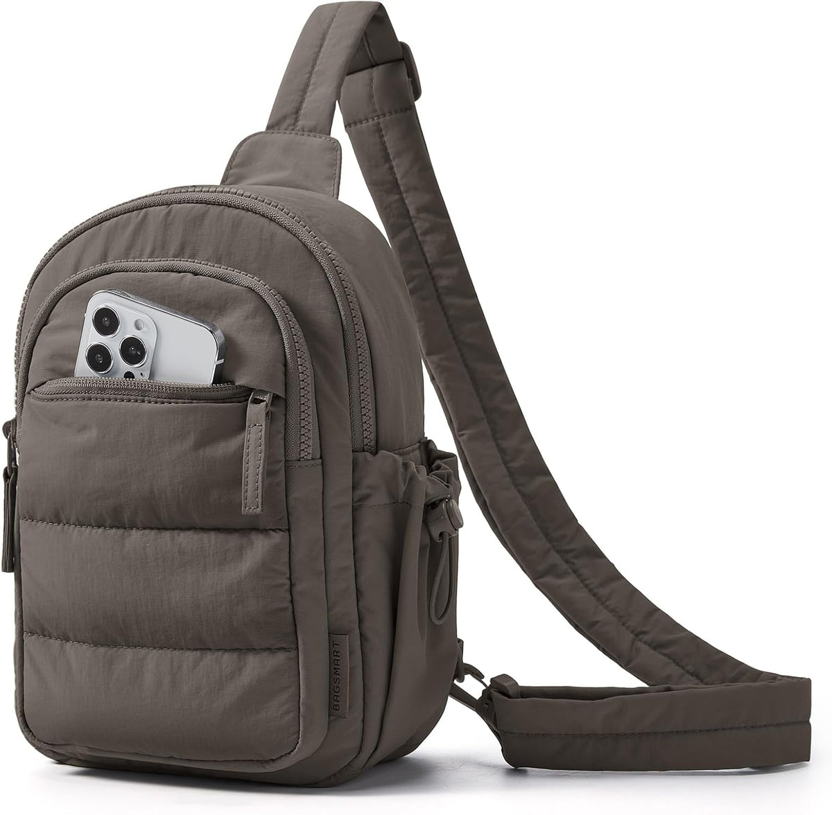 Small Sling Bag for Women, Puffer Crossbody Bag Purses Hobo Handbag Fanny Packs for Travel Hiking