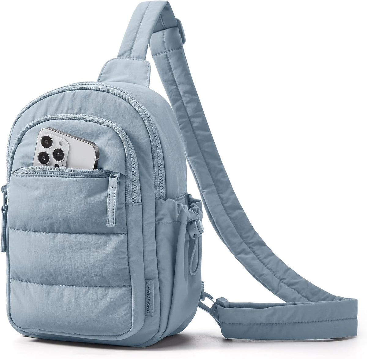 Small Sling Bag for Women, Puffer Crossbody Bag Purses Hobo Handbag Fanny Packs for Travel Hiking