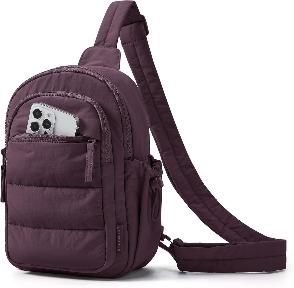 Small Sling Bag for Women, Puffer Crossbody Bag Purses Hobo Handbag Fanny Packs for Travel Hiking