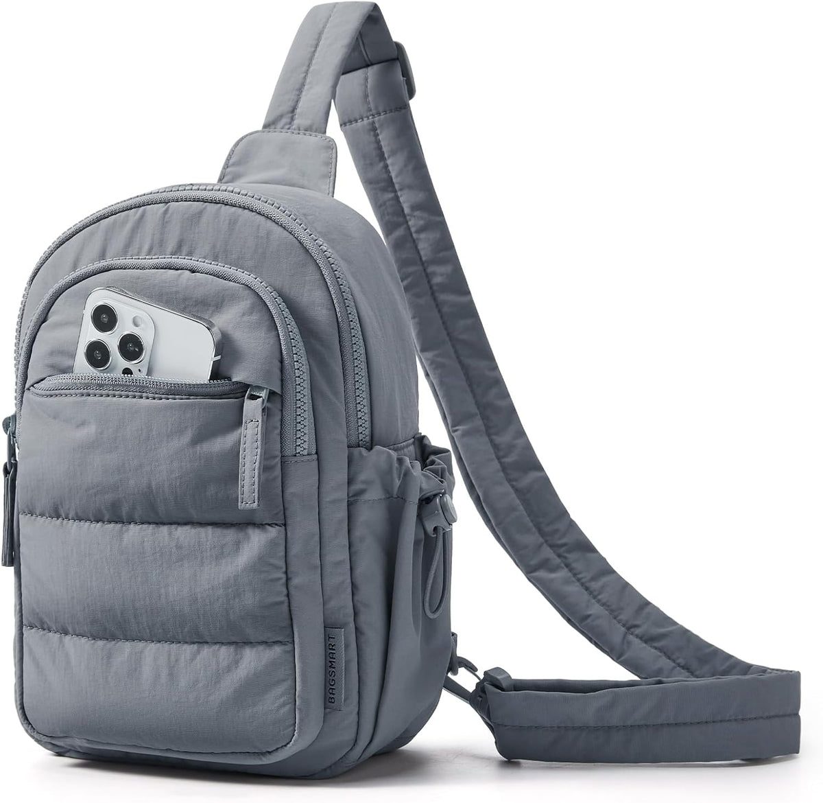 Small Sling Bag for Women, Puffer Crossbody Bag Purses Hobo Handbag Fanny Packs for Travel Hiking