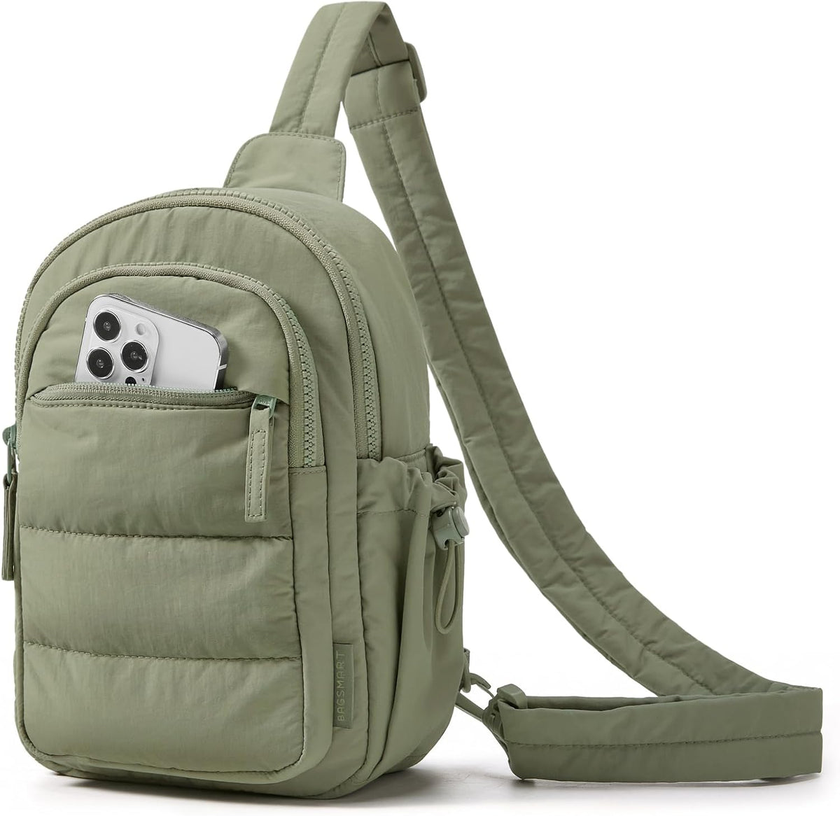 Small Sling Bag for Women, Puffer Crossbody Bag Purses Hobo Handbag Fanny Packs for Travel Hiking