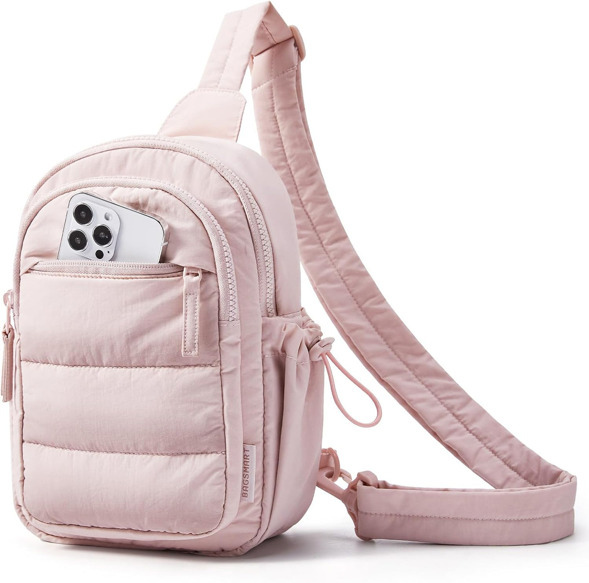 Small Sling Bag for Women, Puffer Crossbody Bag Purses Hobo Handbag Fanny Packs for Travel Hiking
