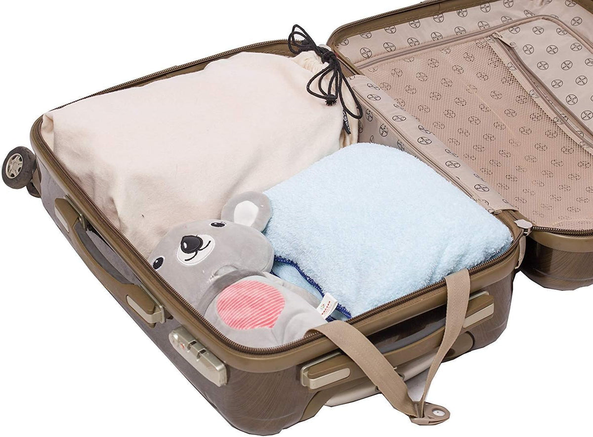 Set of 3 Cotton Breathable Dust-proof Drawstring Storage Pouch Multi-functional Bag. Pack 3 S