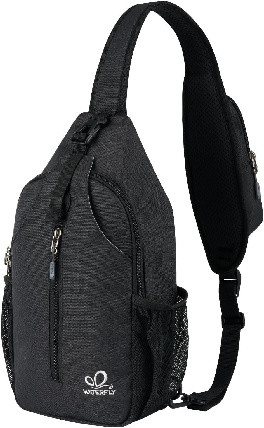 Crossbody Sling Backpack Sling Bag Travel Hiking Chest Bags Daypack (Teal blue) | Small Hiking bag,Multi-compartment storage,Water-resistant,Breathable back pad,Reversible adjustable shoulder strap