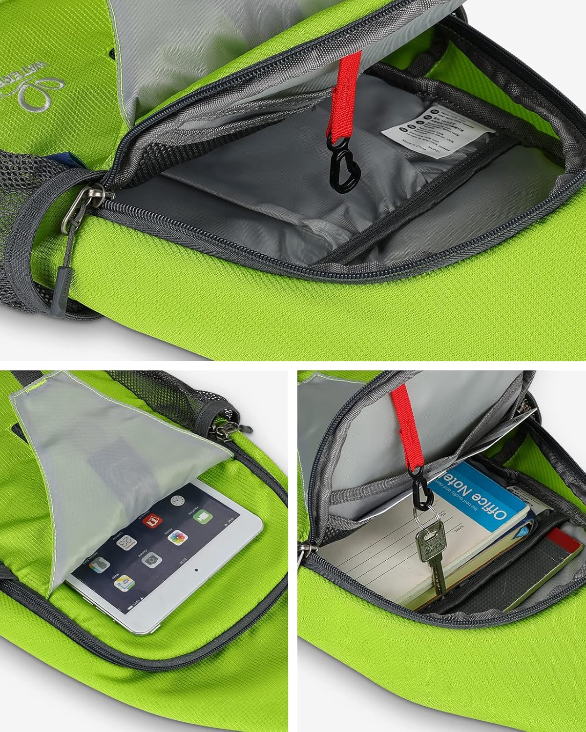 Crossbody Sling Backpack Sling Bag Travel Hiking Chest Bags Daypack (Teal blue) | Small Hiking bag,Multi-compartment storage,Water-resistant,Breathable back pad,Reversible adjustable shoulder strap
