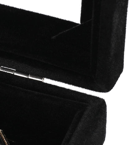 Tiny 12 Grid Earring Organizer Tray, Velvet Jewelry Box with Lid | Jewelry Tray With Lid,Adjuatable Dividers,Velvet Lining,Earring Organizer Box, Display Case,Drawer Insert,Gift For Women