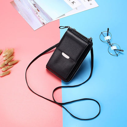 Small Crossbody Bag Cell Phone Purse Wallet with Credit Card Slots for Women