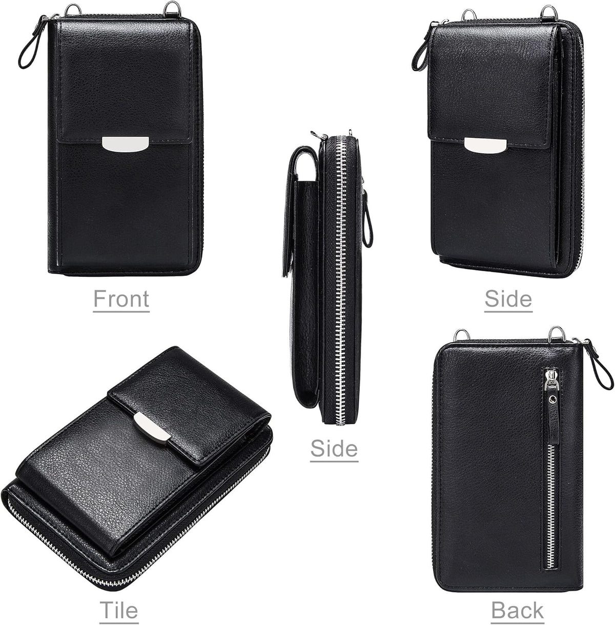 Small Crossbody Bag Cell Phone Purse Wallet with Credit Card Slots for Women