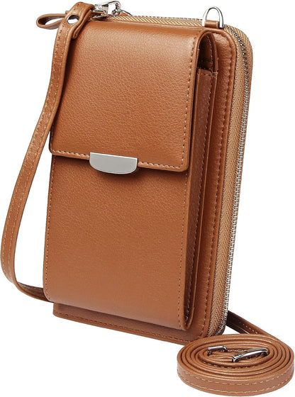 Small Crossbody Bag Cell Phone Purse Wallet with Credit Card Slots for Women
