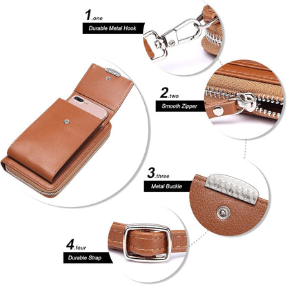 Small Crossbody Bag Cell Phone Purse Wallet with Credit Card Slots for Women