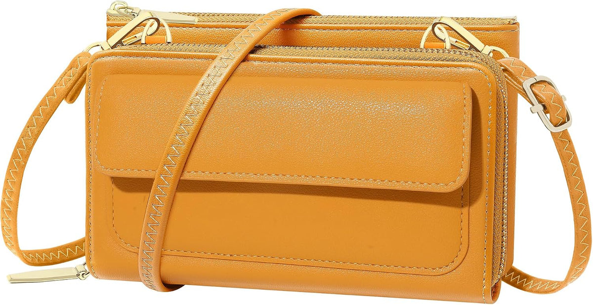 Small Crossbody Bag Cell Phone Purse Wallet with Credit Card Slots for Women