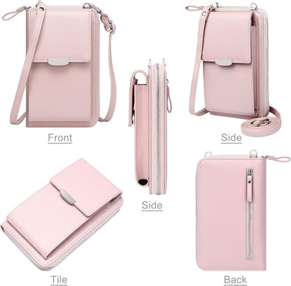 Small Crossbody Bag Cell Phone Purse Wallet with Credit Card Slots for Women