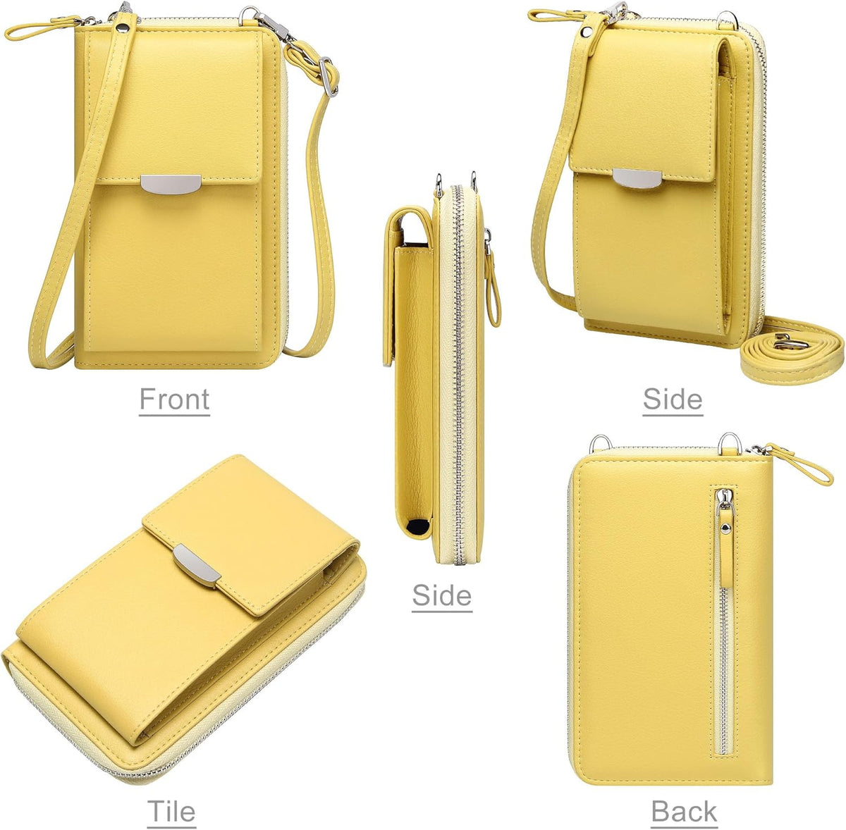 Small Crossbody Bag Cell Phone Purse Wallet with Credit Card Slots for Women
