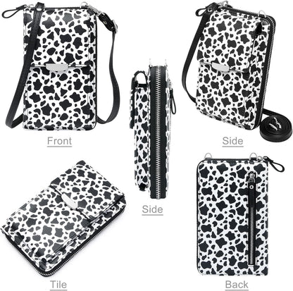 Small Crossbody Bag Cell Phone Purse Wallet with Credit Card Slots for Women