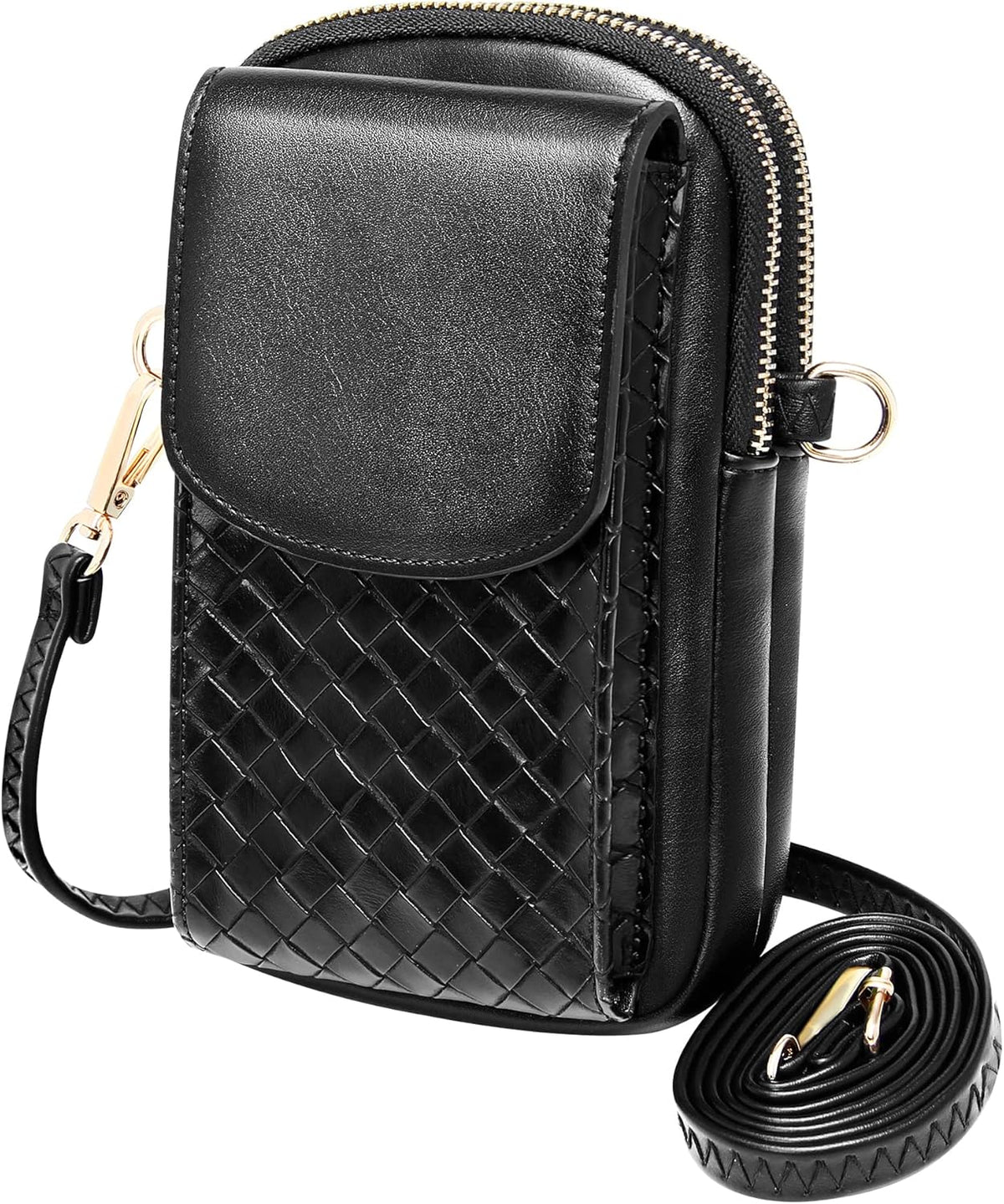 Small Crossbody Bag Cell Phone Purse Wallet with Credit Card Slots for Women