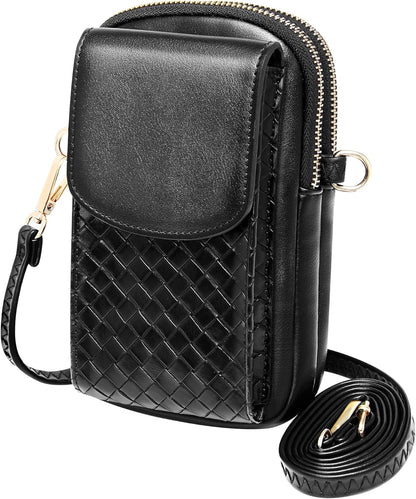 Small Crossbody Bag Cell Phone Purse Wallet with Credit Card Slots for Women