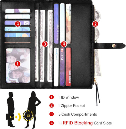 Small Crossbody Bag Cell Phone Purse Wallet with Credit Card Slots for Women