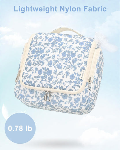 Hanging Toiletry Bag for Men and Women, Travel Toiletries Bag Water-resistant Large Makeup Cosmetic Organizer Storage, Shaving Dopp Kit Shower Bathroom Hygiene Bags, Carry-on Travel Essentials