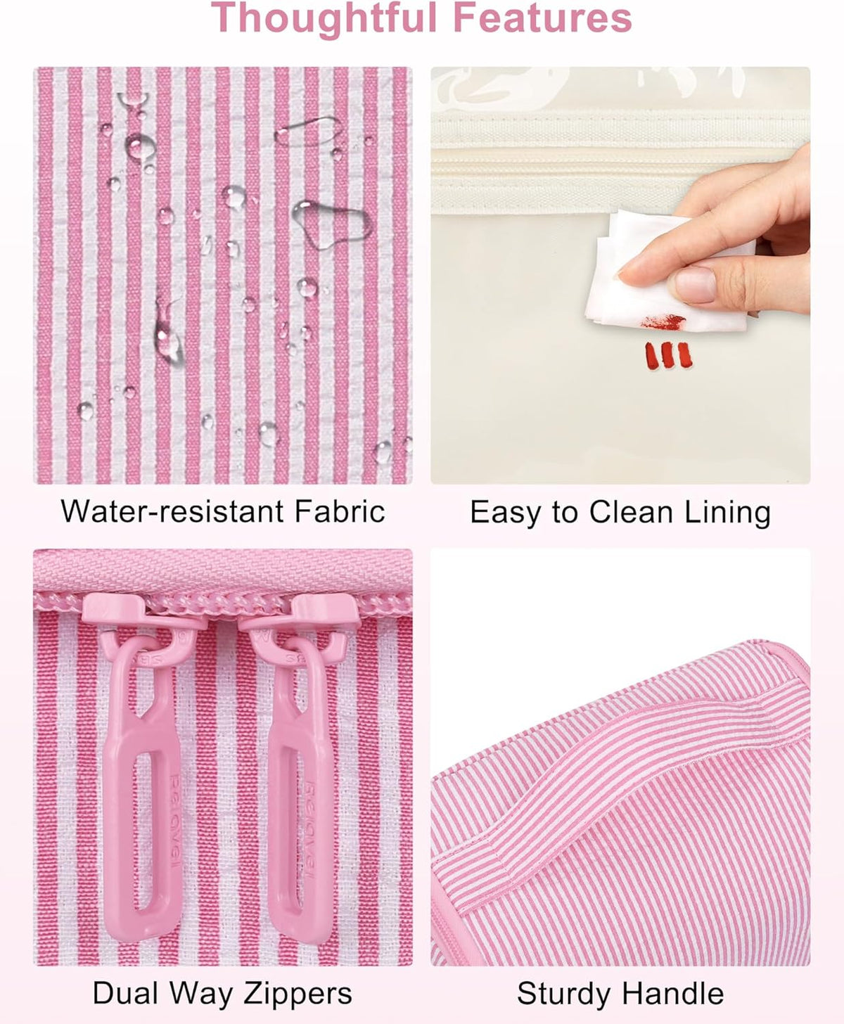 Hanging Toiletry Bag for Men and Women, Travel Toiletries Bag Water-resistant Large Makeup Cosmetic Organizer Storage, Shaving Dopp Kit Shower Bathroom Hygiene Bags, Carry-on Travel Essentials