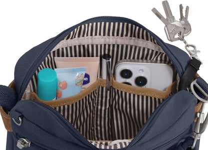 Anti-Theft Heritage Small Crossbody Bag
