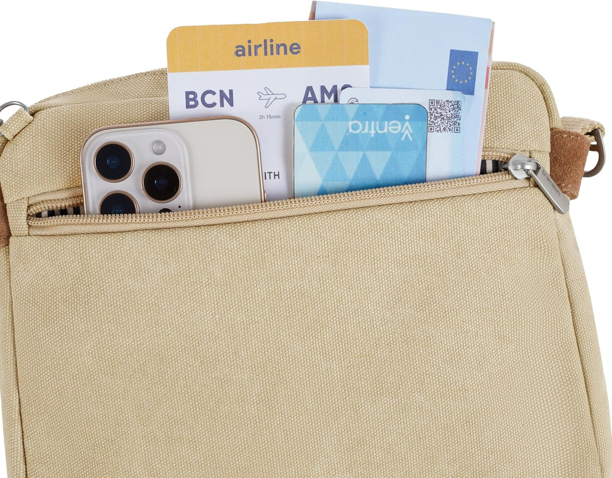 Anti-Theft Heritage Small Crossbody Bag
