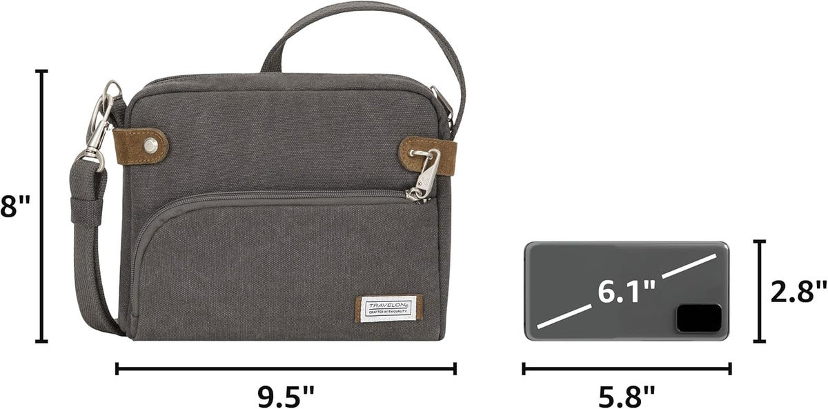 Anti-Theft Heritage Small Crossbody Bag