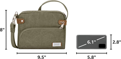 Anti-Theft Heritage Small Crossbody Bag