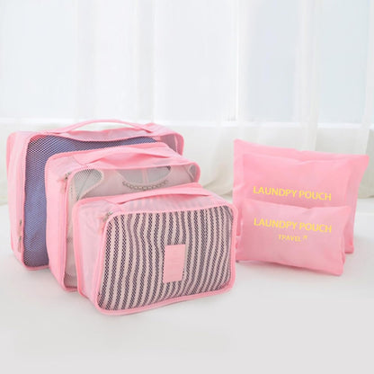 Packing Cubes 6 Set Travel Essentials for Carry on Luggage Organizers Suitcase Travel Accessories (Blcak)