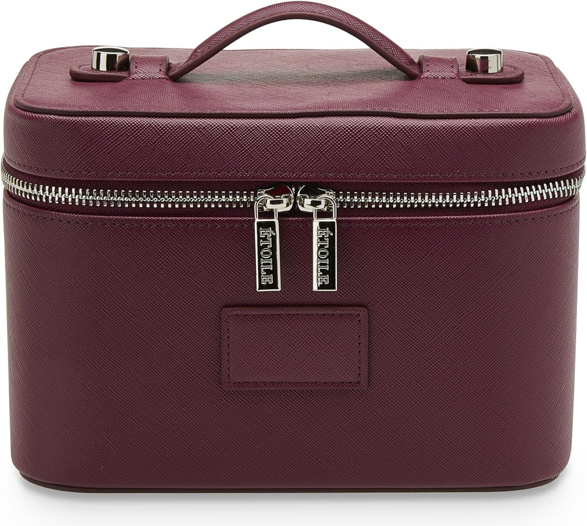 Mini Vanity Case Lavender Pink - Stylish Travel Makeup Bag Organizer With Removable Dividers
