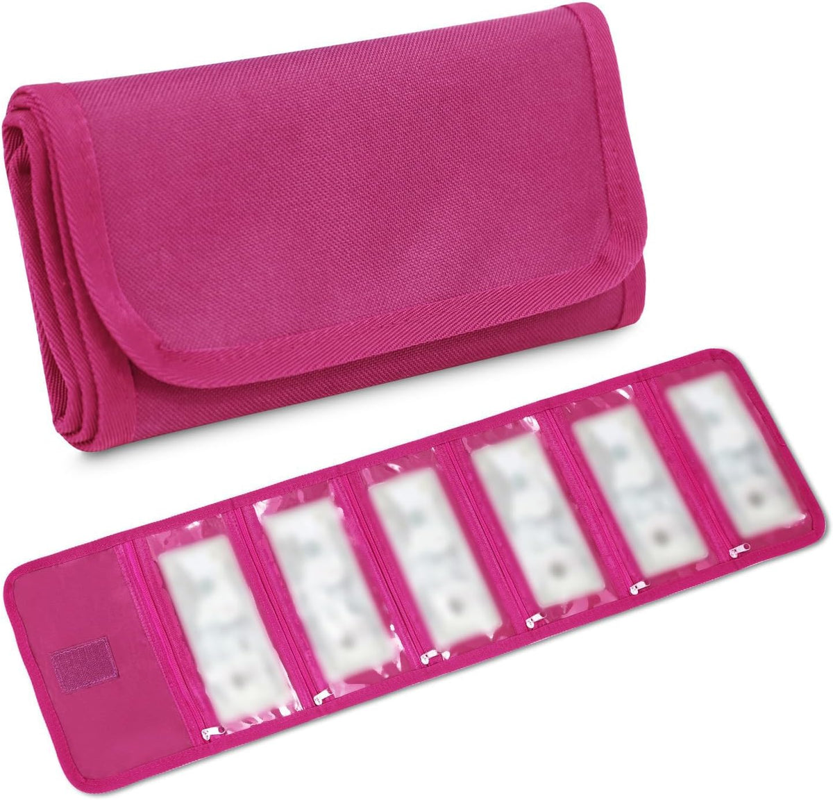 Money Organizer,Money Holder with Zipper Cash Envelopes | Money Bag Cash Organizer Cash Bag Budget Binder Money Saving Binder for Budgeting,Receipt and Tips,Holiday Shopping,Gifts