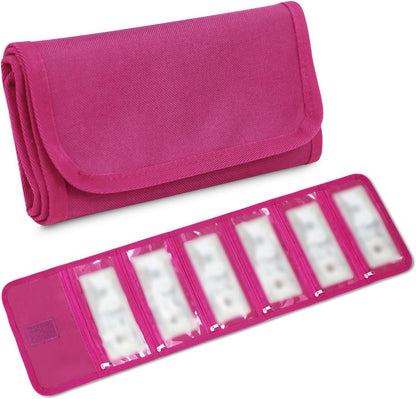 Money Organizer,Money Holder with Zipper Cash Envelopes | Money Bag Cash Organizer Cash Bag Budget Binder Money Saving Binder for Budgeting,Receipt and Tips,Holiday Shopping,Gifts