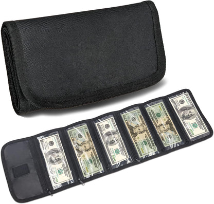 Money Organizer,Money Holder with Zipper Cash Envelopes | Money Bag Cash Organizer Cash Bag Budget Binder Money Saving Binder for Budgeting,Receipt and Tips,Holiday Shopping,Gifts