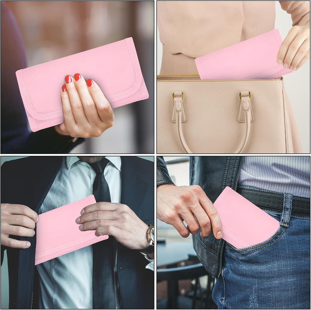 Money Organizer,Money Holder with Zipper Cash Envelopes | Money Bag Cash Organizer Cash Bag Budget Binder Money Saving Binder for Budgeting,Receipt and Tips,Holiday Shopping,Gifts