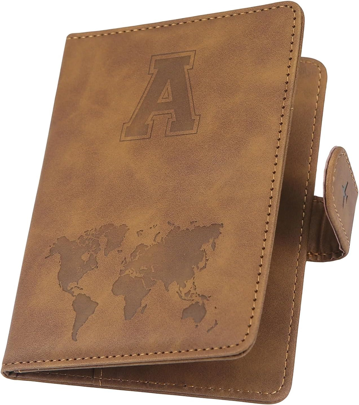 Passport Cover-Passport Holder Travel Wallet-RFID Blocking Passport Case Travel Accessories Card Holder Wallet Unisex Travel Gifts (Black)