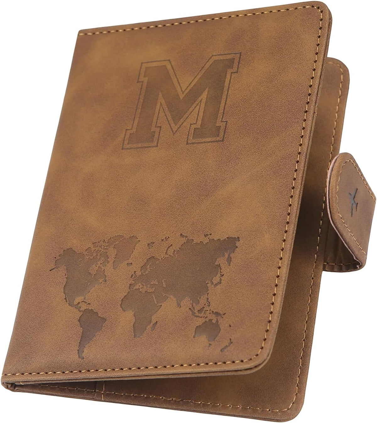 Passport Cover-Passport Holder Travel Wallet-RFID Blocking Passport Case Travel Accessories Card Holder Wallet Unisex Travel Gifts (Black)