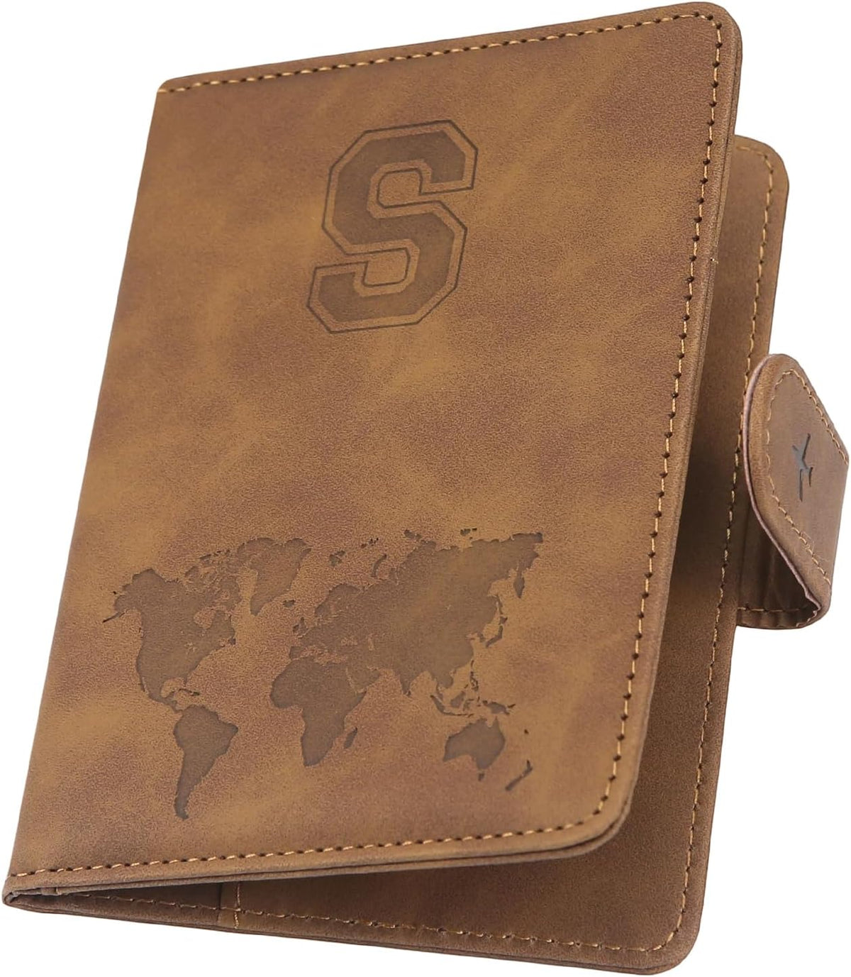 Passport Cover-Passport Holder Travel Wallet-RFID Blocking Passport Case Travel Accessories Card Holder Wallet Unisex Travel Gifts (Black)