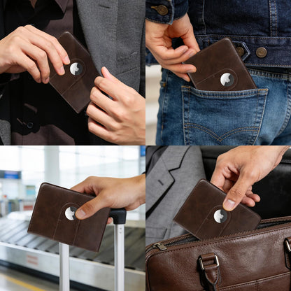 Passport Cover-Passport Holder Travel Wallet-RFID Blocking Passport Case Travel Accessories Card Holder Wallet Unisex Travel Gifts (Black)