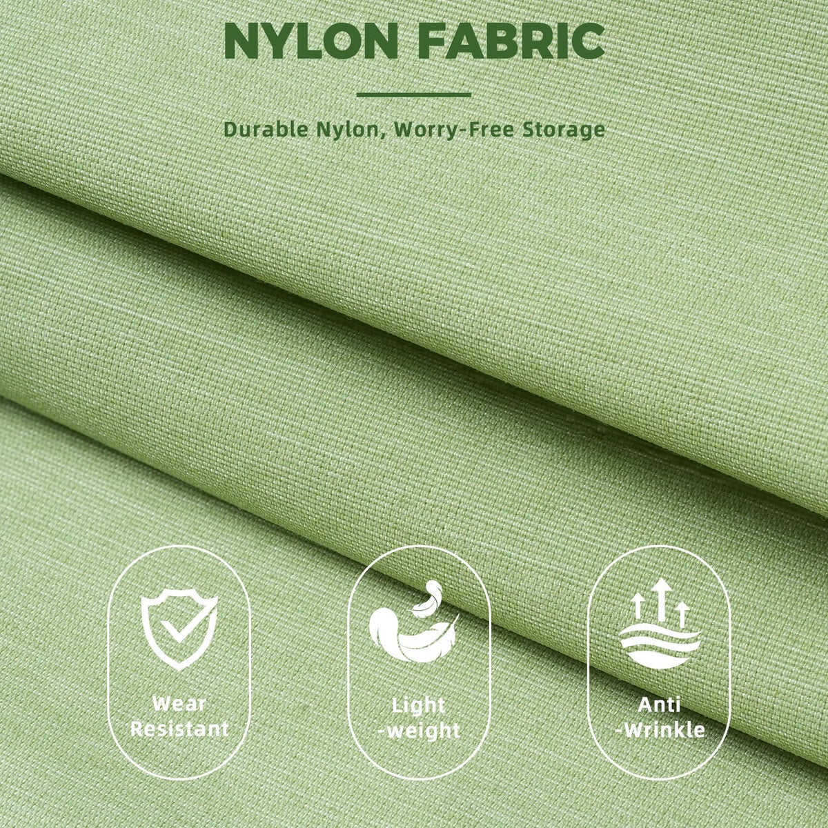 6 Set Lightweight Compression Packing Cubes with Packing List, Anti-Tearing Expandable Organizer Bags for Travel, Matcha Green